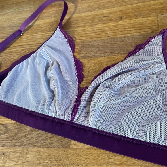 Hanro Soft Cup Lace Bra Lovis Collection in Sumac Size Small - Picture 9 of 13